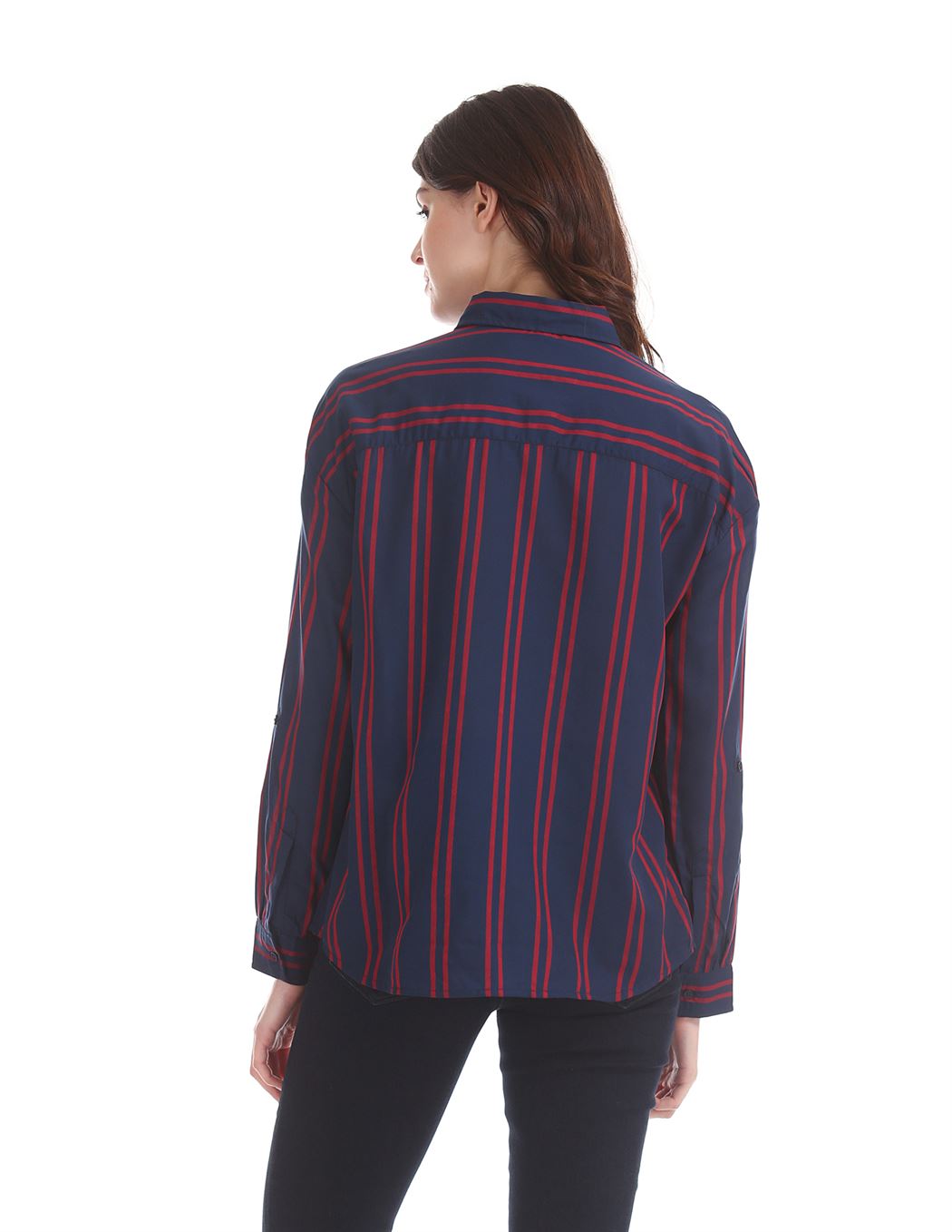 U.S. Polo Assn. Women Casual Wear Striped Shirt